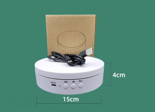 Đế xoay trưng bày sản phẩm 15cm - tải 8Kg, dùng pin - Mazimar