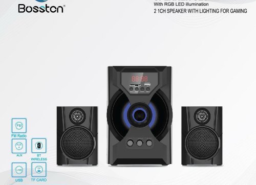 Loa vi tính Bosston bluetooth 2.1 T1850-BT - HÀNG NEW 100%